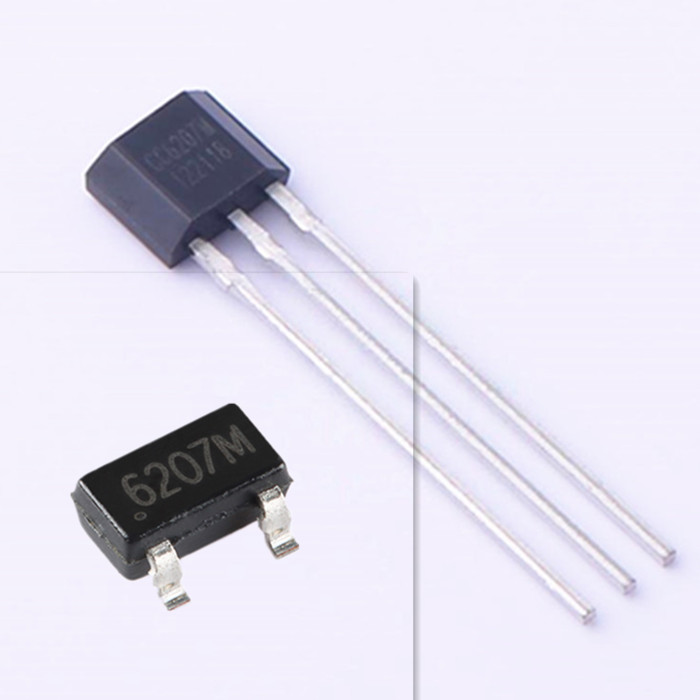 6207M CC6207MST SOT-23贴片 CC6207MTO TO-92S直插 微功耗霍尔