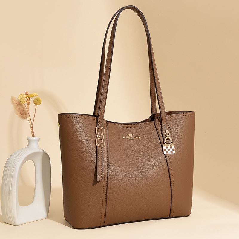 大容量通勤款柔软面料女士斜挎包袋鼠托特包送爱人可手拎一件代发