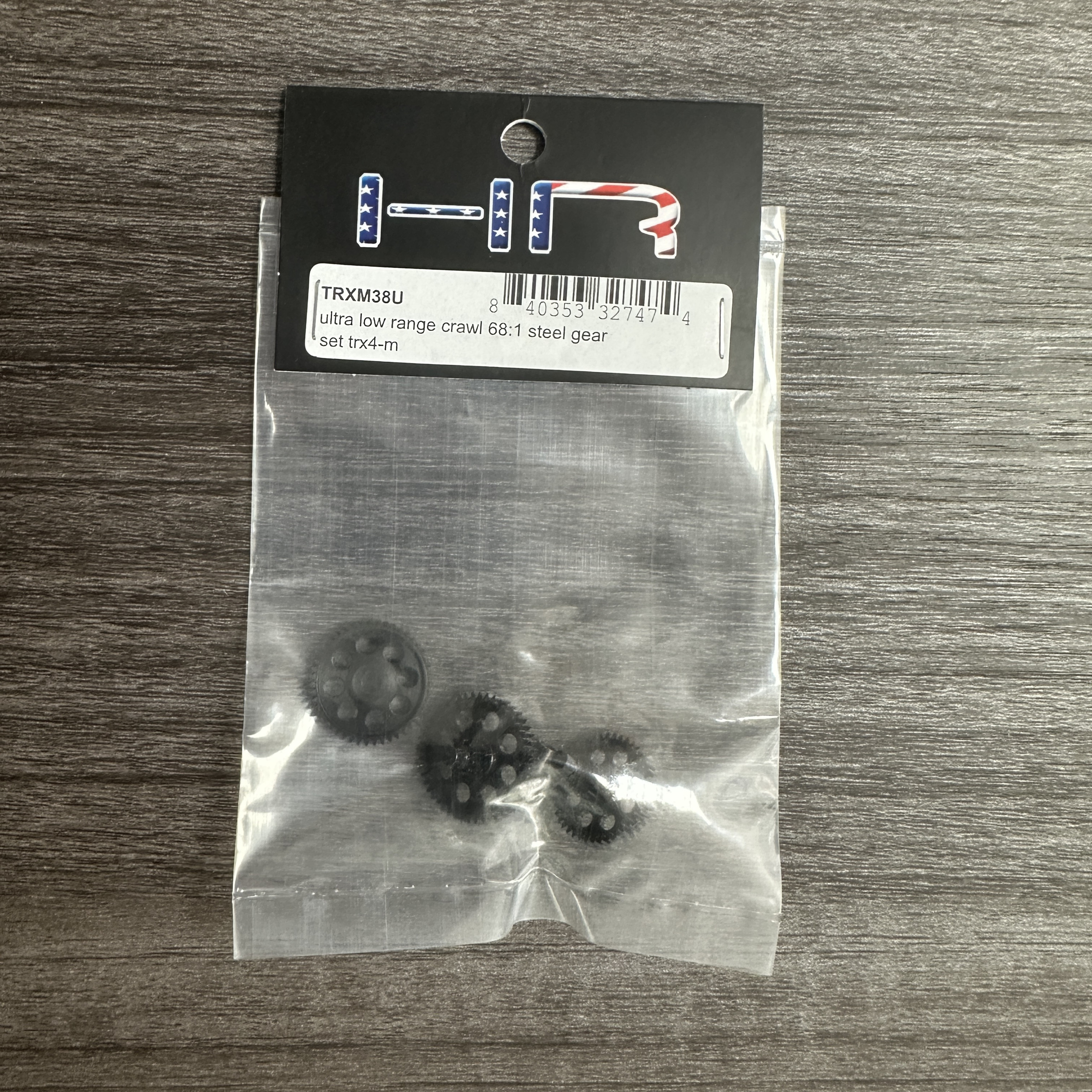 TRX-4M 硬化钢 波箱齿 高扭力波箱齿轮组 齿比68：1 HR#TRXM38U