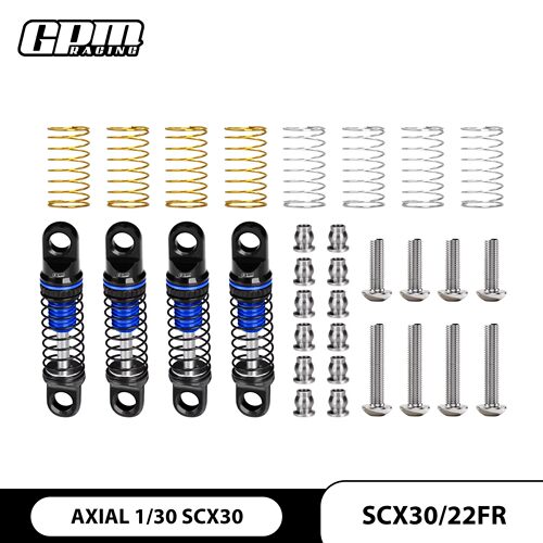AXIAL 1/30 SCX30 福特烈马/牧马人 铝可调避震器22mm#SCX30/22FR