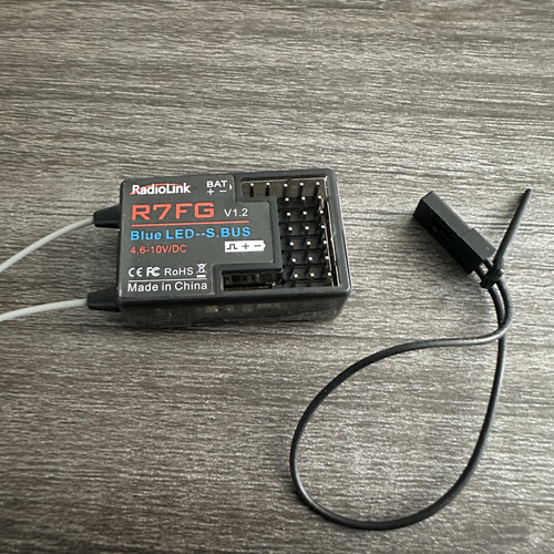 乐迪R7FG 接收器 RC6GS/RC4GS 7通道接收器600米遥控