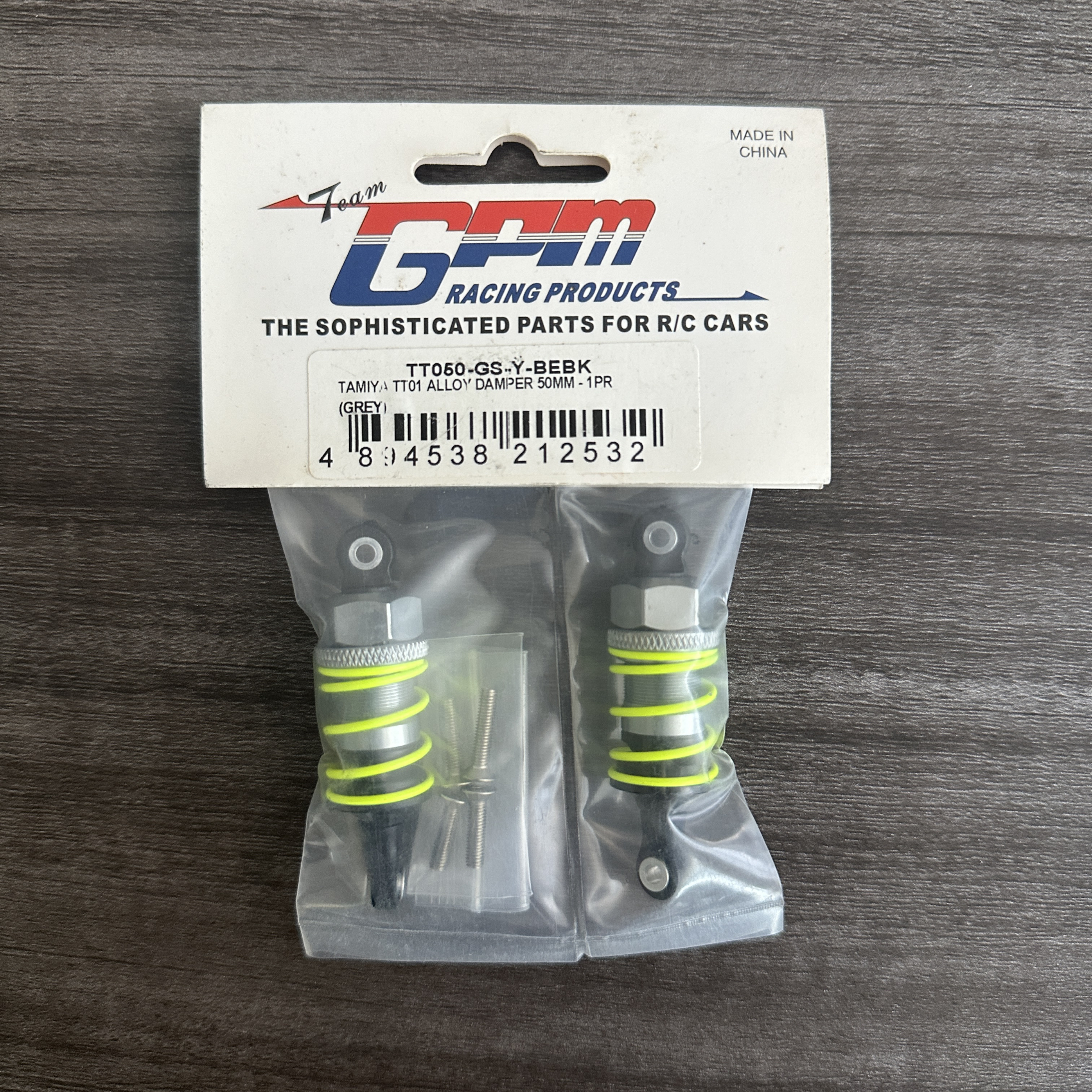 GPM TT01 TT01D TT01E 金属前后通用油压避震器50MM 可调#TT050