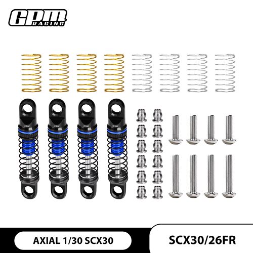 AXIAL 1/30 SCX30 福特烈马/牧马人 铝可调阻尼避震器26mm一车份