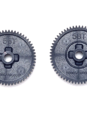 TT01 高速塑胶齿轮大齿 55T 58T#田宫 53665 24T 25T马达齿#50477