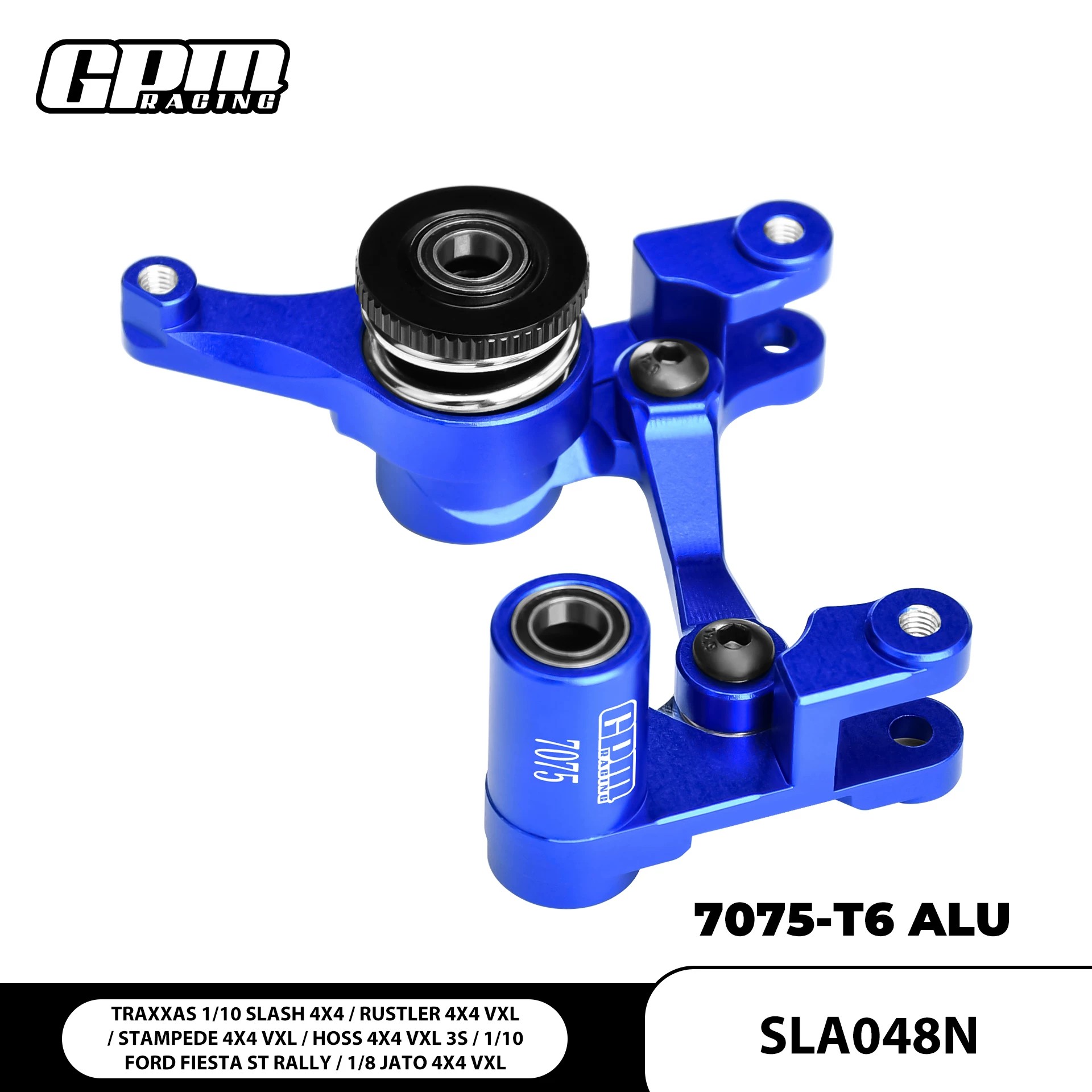 TRAXXAS 1/10 SLASH 4X4/HOSS 4X4 VXL铝合金 前转向组合#SLA048N图片