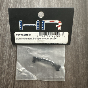 SCX24 前保险杠支架横梁 90081 前防撞栏固定座 SXTF03MF01 铝