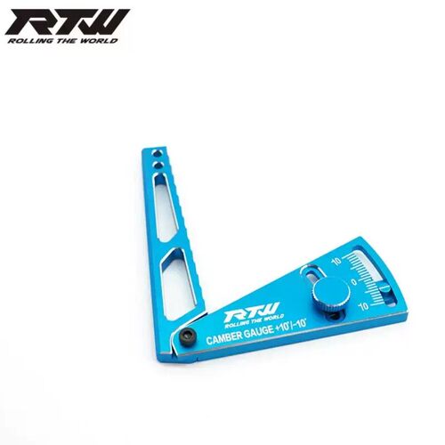 RTW 1/10 1/8 调车工具 金属下止点尺 倾角尺 RTW-1070Blue 蓝色