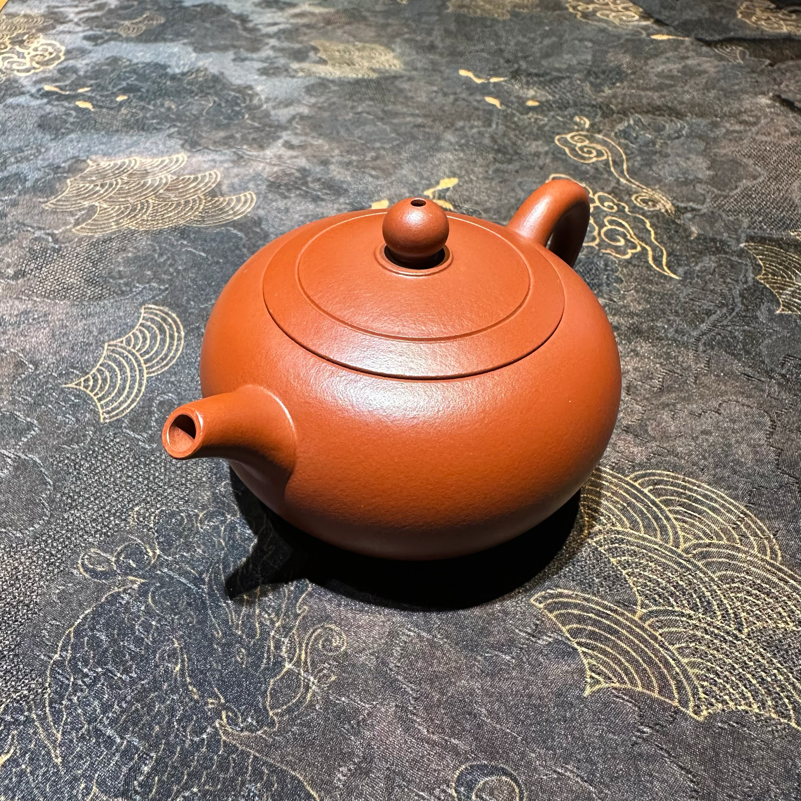 龙德堂汤华刚-一粒珠大红袍全手工原矿紫砂壶范泽锋监制