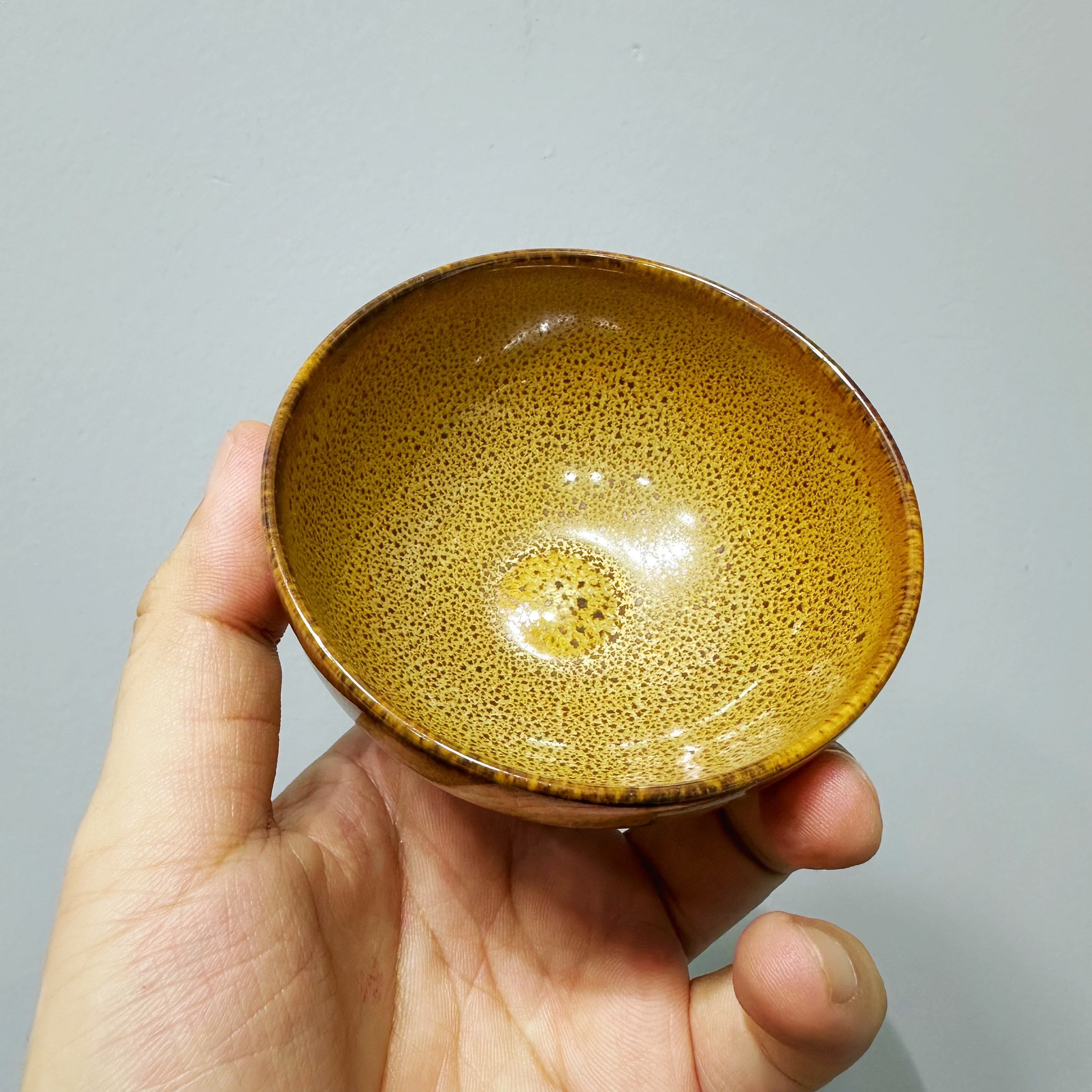 龙德堂-范泽锋梅香金蟹眼宝石釉星月天目盏主人杯茶杯