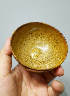 龙德堂-范泽锋梅香金蟹眼宝石釉星月天目盏主人杯茶杯