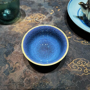 龙德堂-范泽锋紫苑云霓天目盏主人杯纯手工亲工