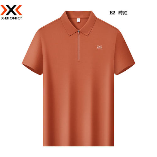 X-BIONIC华夫格高尔夫POLO衫男夏季新款商务休闲速干无痕短袖上衣