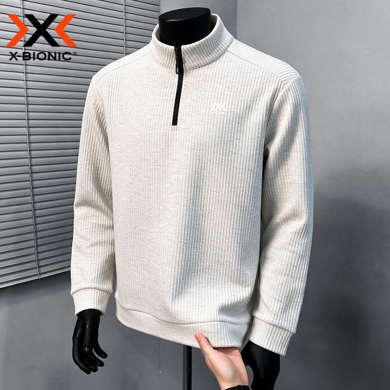 XBIONIC半开领拉链长袖T恤男卫衣图片