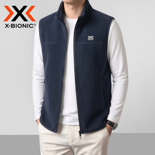 X-BIONIC男士立领摇粒绒马甲