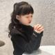 毛衣打底衫 2025秋冬新款 儿童厚款 女童童装 针织衫 中大童一体绒内搭