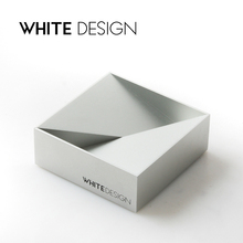 White Design铝合金烟灰缸创意金属简洁建筑高端礼品免费定制大号