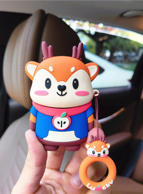 一鹿平安 适用长安cs75plus车钥匙套CS35/CS55plus卡通逸动硅胶包