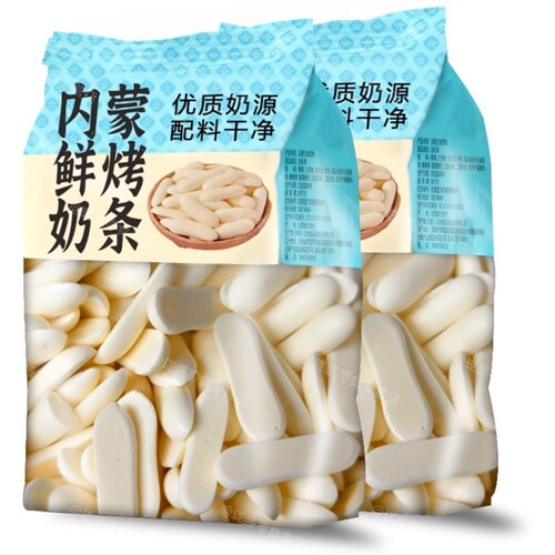 草原鲜乳酥烤奶皮烤鲜奶条脆片高钙高蛋白儿童孕妇奶制品奶味零食