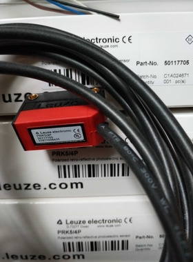 原装LEUZE劳易测镜反射光电开关PRK5/4P   PNP 50117705