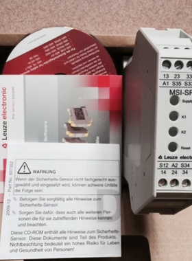 原装LEUZE劳易测LEZUE安全继电器MSI-SR4位置传感器隔离栅MSI-SR5