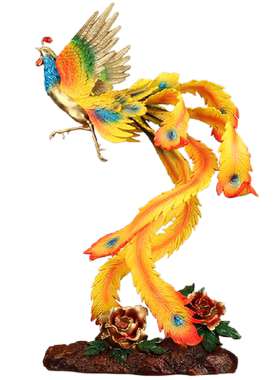 彩铜中式客厅玄关结婚乔迁吉祥物