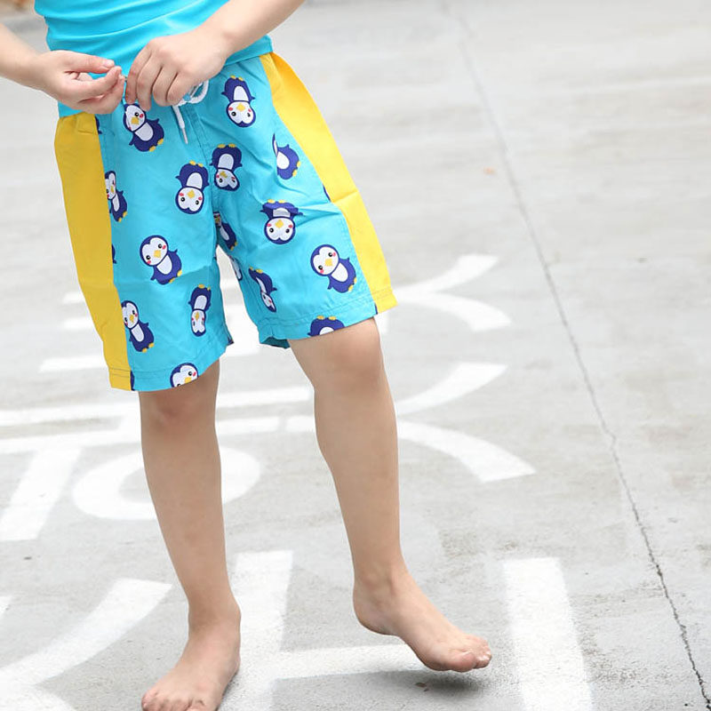 男童运动速干沙滩裤宝宝泳裤儿童男孩游泳裤婴儿舒适面料温泉泳衣