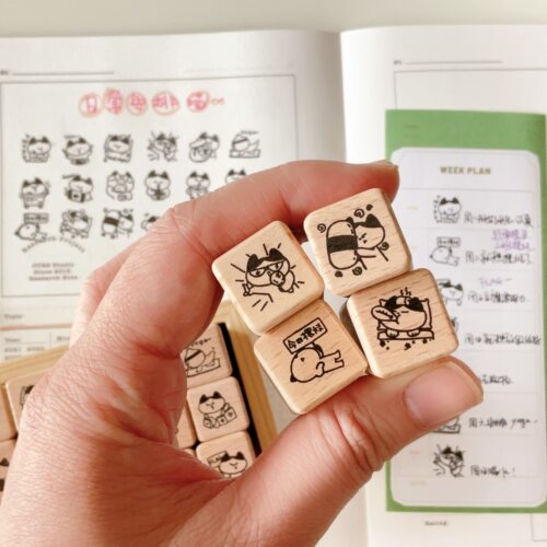 邮件手账mini树脂印章新品
