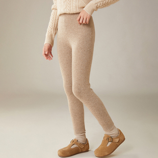 中大童针织线裤 儿童纯山羊绒裤 宝宝毛裤 女童羊绒打底衫 男童保暖裤