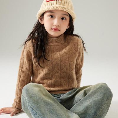重工加厚儿童羊毛衫男女童打底