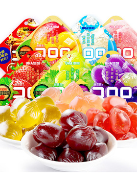 悠哈酷露露果汁Juice软糖cooLulu uha味觉糖52g果汁糖儿童零食