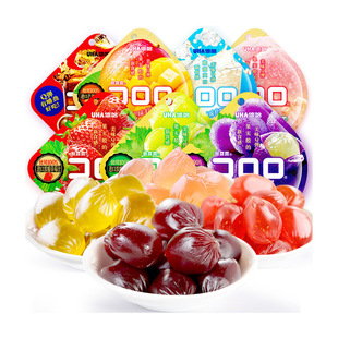 悠哈酷露露果汁Juice软糖cooLulu uha味觉糖52g果汁糖儿童零食