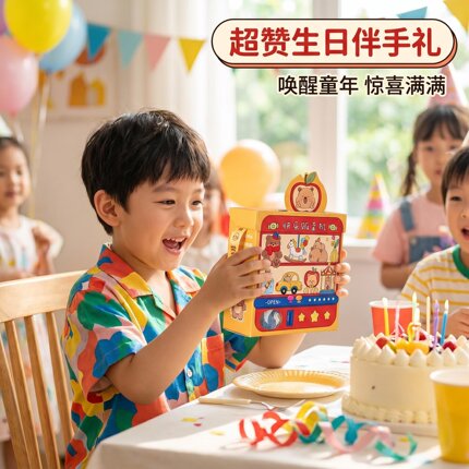 卡皮熊快乐贩卖机不二家零食大礼包儿童生日伴手礼