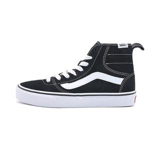 VANS范斯新款Ashwood Hi Decon黑色复古高帮女鞋板鞋VN000D96BA2