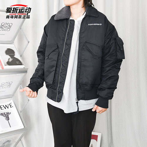 匡威男子短款棒球服棉服