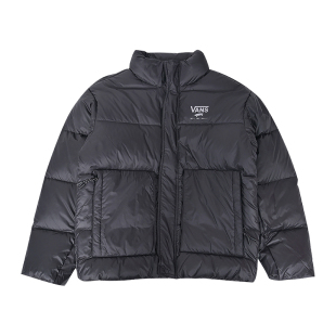 VANS范斯新款 百搭潮流立领上衣外套VN000KDBBLK 男保暖羽绒服时尚