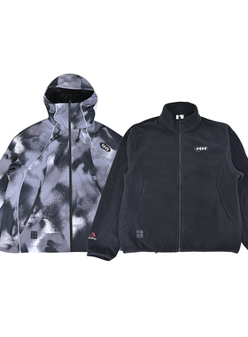 李宁LiNing新款男子时尚百搭三合一摇粒绒运动风衣外套AWBW019-5