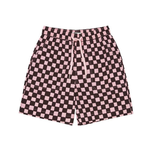 VANS范斯女子棋盘格休闲短裤