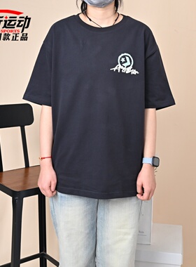 匡威Converse新款男女情侣黑色短袖运动休闲百搭T恤衫UCJ419-GHM