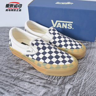98棋盘格休闲帆布鞋 Classic VN000E96GR1 Slip VANS范斯新款