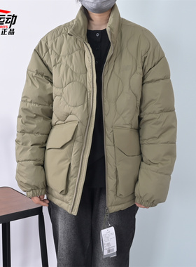 New Balance NB冬新款男子立领百搭保暖棉服休闲外套NQF41291-KH