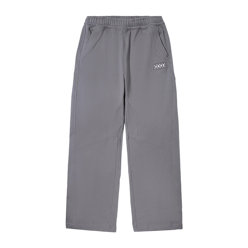 李宁LiNing新款男子运动休闲卫裤百搭舒适宽松直筒裤子AKLV905-3