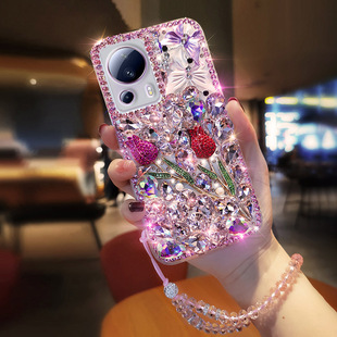 note14红米Note13小米12玫瑰满钻13小米14防摔11小米PocoC40红米12软壳Max4 适用小米civi3手机壳Turo4新款