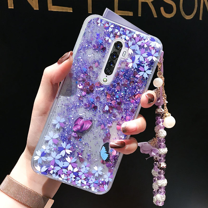 oppoReno2手机壳Reno升降摄像头RenoZ液体流沙Reno2Z手机壳女款潮