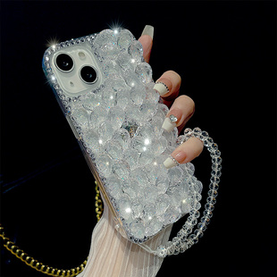 适用于苹果16手机壳iPhone15金箔13水钻vivoXflip全包Mate60防摔OPPOFindN3Flip高级感13亮晶华为P60网红P50