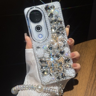 全包镜头水钻蝴蝶适用VIVOS19/S20/S18/S17/S16/S15/S12/S10PRO手机壳女款X200/X100/X90高级感全包镜头