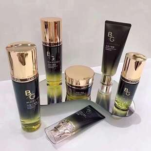 圣丹娜流金小黑瓶焕采补水五件套装抗皱保湿精华乳液柔肤水滋润霜