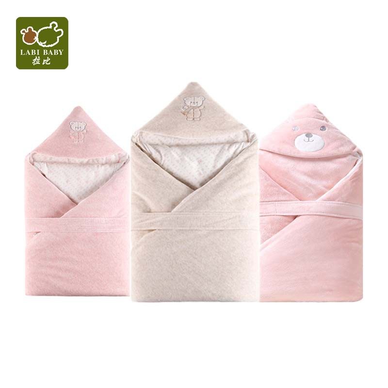拉比正品宝宝加绒可脱胆抱毯2024冬季双内胆加厚纯棉里新生儿包被,婴童用品,婴童抱被/抱毯,淘宝优惠券,粉丝福利购,淘宝优惠卷