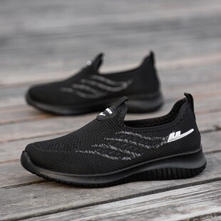 上海回力紫色女鞋2025新款 无鞋带中老年舒服妈妈鞋透气网面鞋子