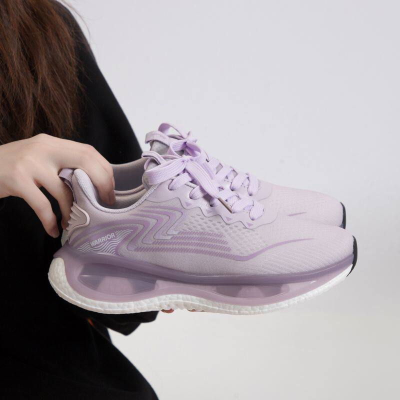 回力气垫鞋透气网面运动鞋潮女鞋厚底缓震爆米花慢跑锻炼跑步鞋