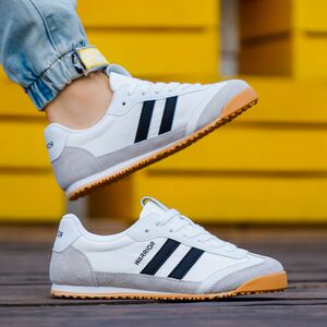 回力德训鞋夏季透气阿甘小白鞋男女板鞋轻便防滑平底布面休闲鞋